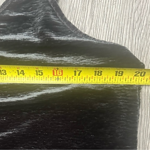 Y2K Velvet Burnout Tank Top Dark Hunter Green XL Whimsigoth Fairy Goblin Trendy - Picture 3 of 4